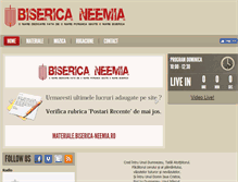 Tablet Screenshot of biserica-neemia.ro